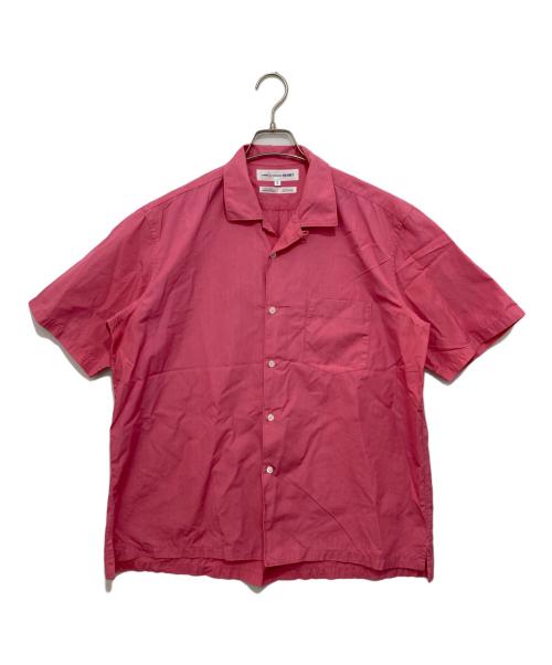 COMME des GARCONS SHIRT（コムデギャルソンシャツ）COMME des GARCONS SHIRT (コムデギャルソンシャツ) オーバーサイズオープンカラーシャツ ピンク サイズ:Mの古着・服飾アイテム