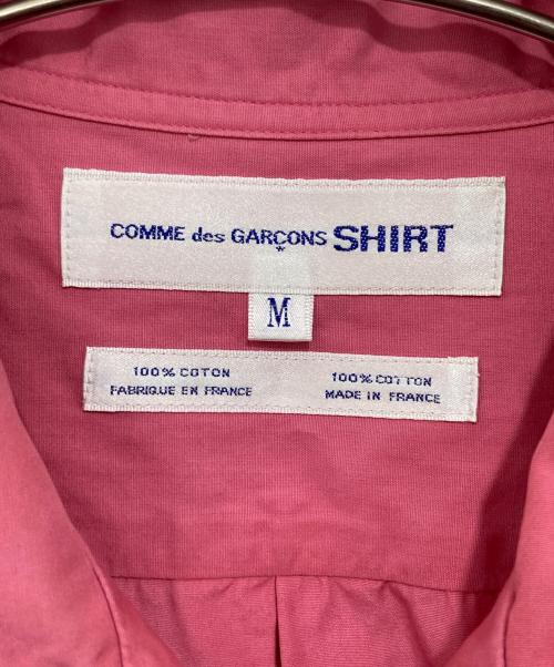 COMME des GARCONS SHIRT（コムデギャルソンシャツ）COMME des GARCONS SHIRT (コムデギャルソンシャツ) オーバーサイズオープンカラーシャツ ピンク サイズ:Mの古着・服飾アイテム