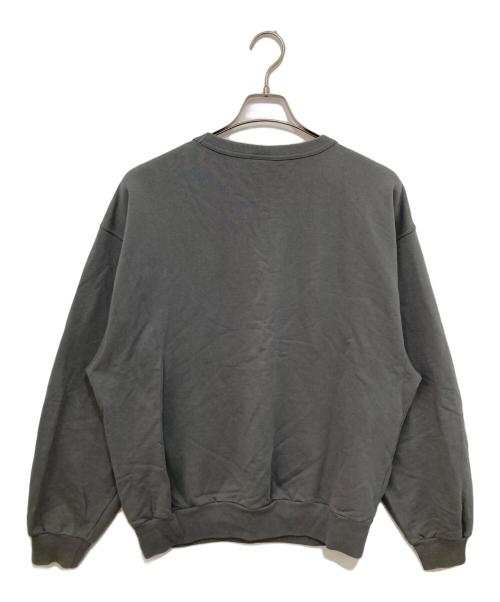 DRIES VAN NOTEN（ドリスヴァンノッテン）DRIES VAN NOTEN (ドリスヴァンノッテン) クルーネックスウェット グレー サイズ:Sの古着・服飾アイテム