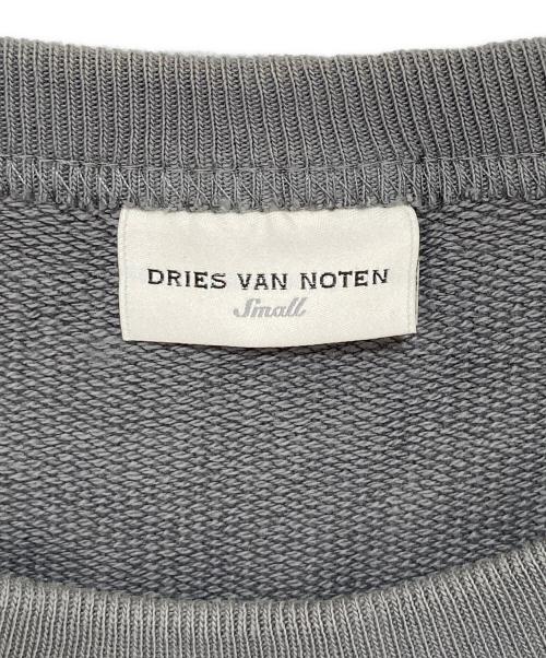 DRIES VAN NOTEN（ドリスヴァンノッテン）DRIES VAN NOTEN (ドリスヴァンノッテン) クルーネックスウェット グレー サイズ:Sの古着・服飾アイテム