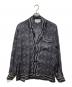 CASABLANCA（カサブランカ）の古着「Ping Pong Monogram Silk Shirt MS22-SH-002」｜ブラック