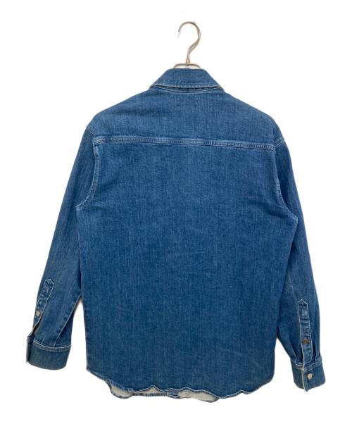 RAF SIMONS（ラフシモンズ）RAF SIMONS (ラフシモンズ) CARRY OVER SLIM FIT DENIM SHIRT インディゴ サイズ:Mの古着・服飾アイテム