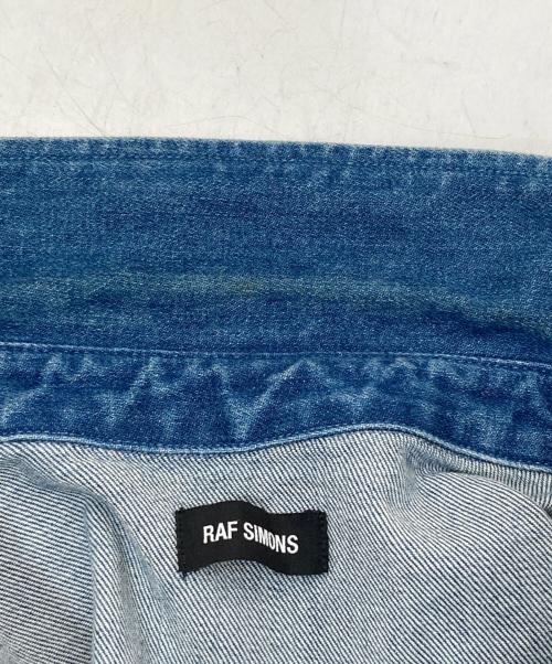 RAF SIMONS（ラフシモンズ）RAF SIMONS (ラフシモンズ) CARRY OVER SLIM FIT DENIM SHIRT インディゴ サイズ:Mの古着・服飾アイテム