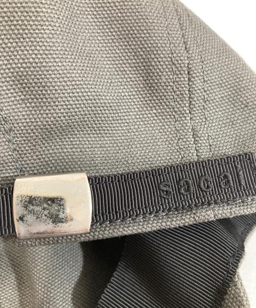 sacai（サカイ）sacai (サカイ) Carhartt WIP (カーハート ワーク イン プログレス) Duck Cap　ダックキャップ　24-0728S　 グレーの古着・服飾アイテム