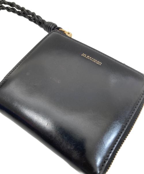 JIL SANDER（ジルサンダー）JIL SANDER (ジルサンダー) CREDIT CARD PURSE ブラックの古着・服飾アイテム