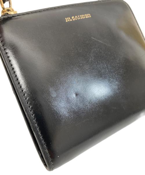 JIL SANDER（ジルサンダー）JIL SANDER (ジルサンダー) CREDIT CARD PURSE ブラックの古着・服飾アイテム