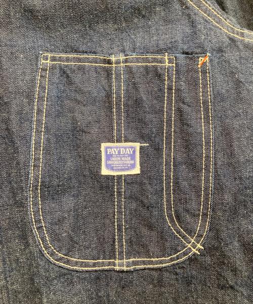 PAY DAY（ペイデイ）PAY DAY (ペイデイ) デニムカバーオール PD6-CA-4 インディゴ サイズ:38の古着・服飾アイテム
