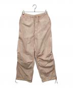 KAPTAIN SUNSHINEキャプテンサンシャイン）の古着「Wide Over Pants　ワイドオーバーパンツ　KS23SPT12」｜ピンク