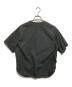 POST O'ALLS (ポストオーバーオールズ) ノーカラー柄シャツ　3204-OP ブラック サイズ:M：8000円