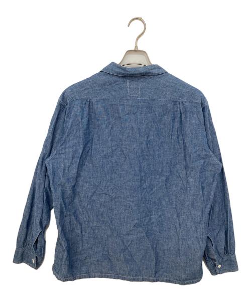 POST O'ALLS（ポストオーバーオールズ）POST O'ALLS (ポストオーバーオールズ) Fever : classic chambray indigo インディゴ サイズ:Mの古着・服飾アイテム
