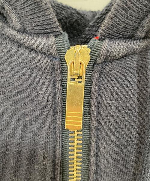 Thom Browne（トムブラウン）Thom Browne (トムブラウン) クラシック ループバック 4-BAR フルジップアップ フーディー ネイビー サイズ:1の古着・服飾アイテム