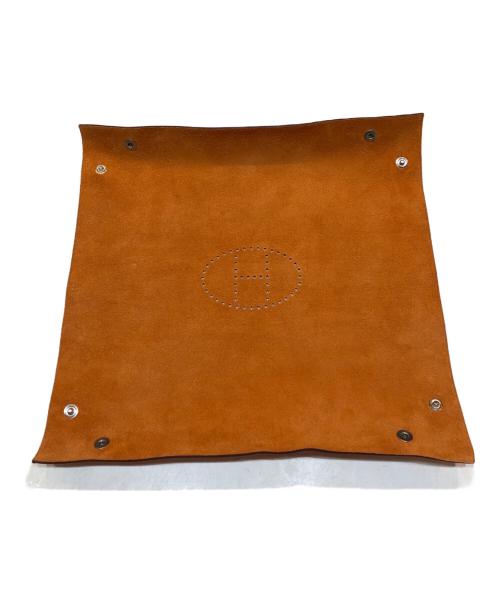 HERMES（エルメス）HERMES (エルメス) ヴィド ポッシュ ミーズ Hエヴリン 小物入れ 2007年御堂筋店限定  オレンジの古着・服飾アイテム
