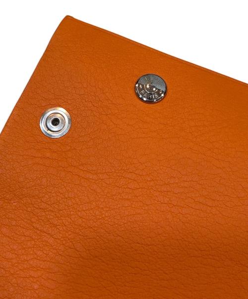 HERMES（エルメス）HERMES (エルメス) ヴィド ポッシュ ミーズ Hエヴリン 小物入れ 2007年御堂筋店限定  オレンジの古着・服飾アイテム