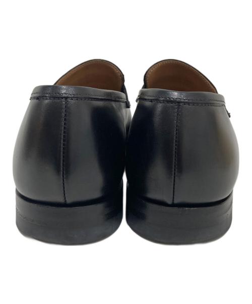 Crockett & Jones（クロケット＆ジョーンズ）Crockett & Jones (クロケット＆ジョーンズ) BARNEYS NEWYORK (バーニーズ・ニューヨーク) 26224 別注 ローファー コインローファー BOSTON2 ボストン ブラック サイズ:7Eの古着・服飾アイテム