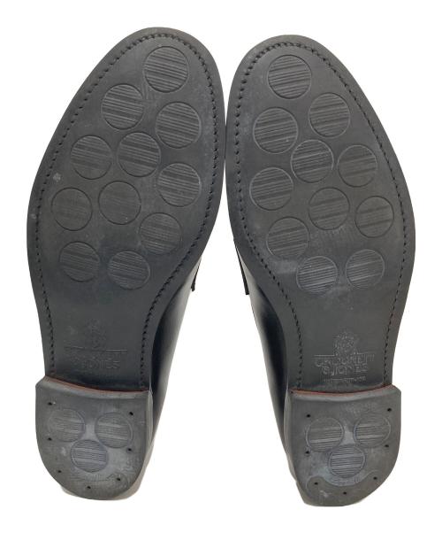 Crockett & Jones（クロケット＆ジョーンズ）Crockett & Jones (クロケット＆ジョーンズ) BARNEYS NEWYORK (バーニーズ・ニューヨーク) 26224 別注 ローファー コインローファー BOSTON2 ボストン ブラック サイズ:7Eの古着・服飾アイテム