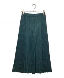 PLEATS PLEASE（プリーツプリーズ）の古着「THICKER BOTTOMS 1」｜グリーン