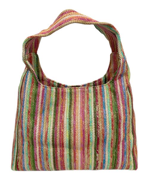 JIMMY CHOO（ジミーチュウ）JIMMY CHOO (ジミーチュウ) BEACH DIAMOND HOBO マルチカラーの古着・服飾アイテム