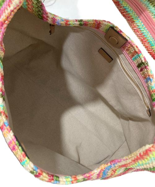 JIMMY CHOO（ジミーチュウ）JIMMY CHOO (ジミーチュウ) BEACH DIAMOND HOBO マルチカラーの古着・服飾アイテム