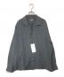 A.PRESSE（アプレッセ）の古着「Vintage Silk Linen Open Collar Shirts　ヴィンテージシルクリネンオープンカラーシャツ」｜ブラック