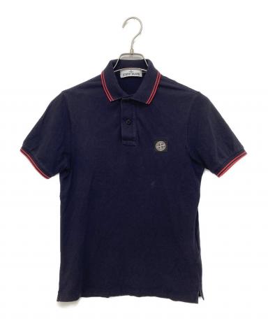 ストーンアイランド/STONE / ポロシャツ/ネイビー/M 中古・古着通販】STONE ISLAND (ストーンアイランド) ポロシャツ