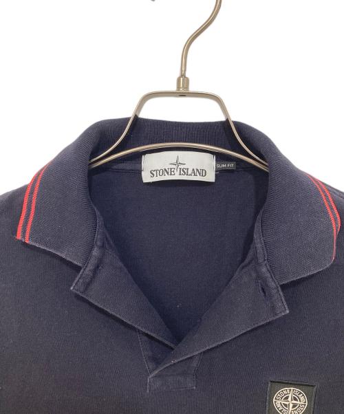 STONE ISLAND（ストーンアイランド）STONE ISLAND (ストーンアイランド) ポロシャツ ネイビー サイズ:Sの古着・服飾アイテム