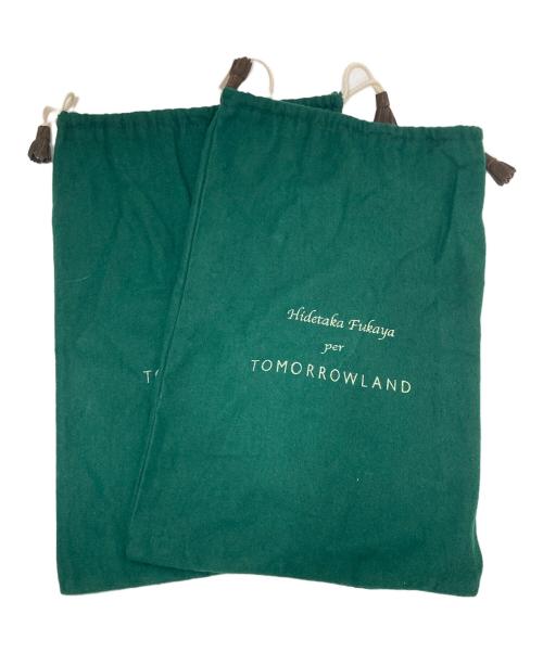 TOMORROW LAND（トゥモローランド）TOMORROW LAND (トゥモローランド) Hidetaka Fukaya (ヒデタカ フカヤ) セミブローグシューズ ブラック サイズ:38 1/2の古着・服飾アイテム