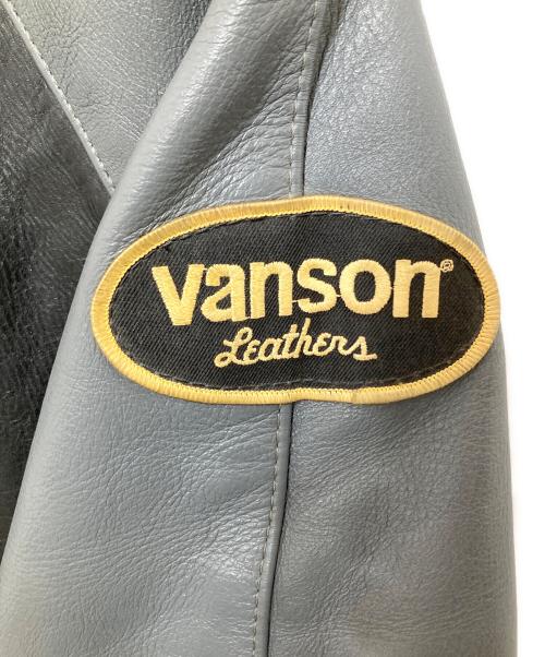 VANSON（バンソン）VANSON (バンソン) TJVレザージャケット ブラック サイズ:42の古着・服飾アイテム