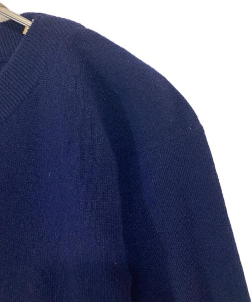 CHANEL（シャネル）CHANEL (シャネル) ココマーク金釦カシミヤニット ネイビー サイズ:Mの古着・服飾アイテム