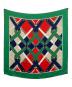 GUCCI (グッチ) シルクスカーフ グリーン：15000円