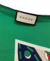 中古・古着 GUCCI (グッチ) シルクスカーフ グリーン：15000円
