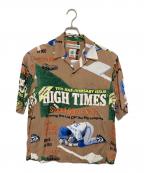 WACKO MARIAワコマリア）の古着「HIGH TIMES / HAWAIIAN SHIRT」｜ベージュ