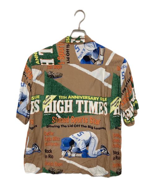 WACKO MARIA（ワコマリア）WACKO MARIA (ワコマリア) HIGH TIMES / HAWAIIAN SHIRT ベージュ サイズ:Lの古着・服飾アイテム