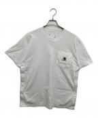 sacai×CarHarttサカイ×カーハート）の古着「コラボポケットTシャツ」｜ホワイト