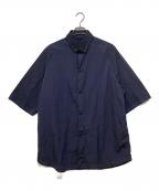 teatoraテアトラ）の古着「CARTRIDGE SHIRT S/S - DR」｜ネイビー