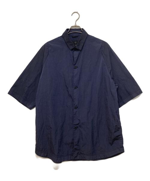 teatora（テアトラ）teatora (テアトラ) CARTRIDGE SHIRT S/S - DR ネイビー サイズ:Lの古着・服飾アイテム