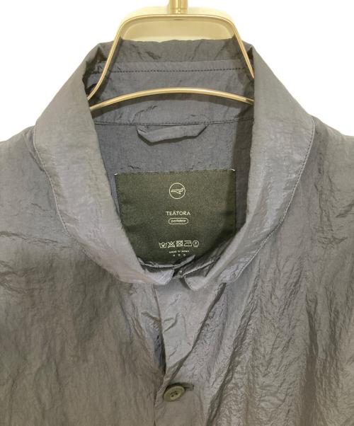 teatora（テアトラ）teatora (テアトラ) CARTRIDGE SHIRT S/S - DR ネイビー サイズ:Lの古着・服飾アイテム