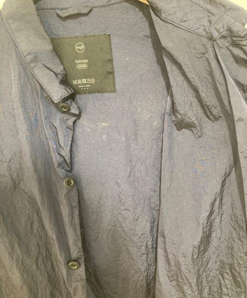 teatora（テアトラ）teatora (テアトラ) CARTRIDGE SHIRT S/S - DR ネイビー サイズ:Lの古着・服飾アイテム