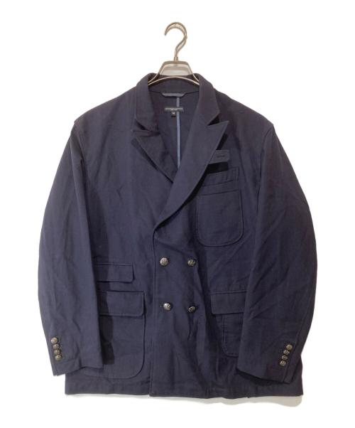 Engineered Garments（エンジニアド ガーメンツ）Engineered Garments (エンジニアド ガーメンツ) BEAMS PLUS (ビームスプラス) MID FIELD DOUBLE BRESTED BLAZER　ミッドフィールドダブルブレステッドブレザー ネイビー サイズ:Mの古着・服飾アイテム
