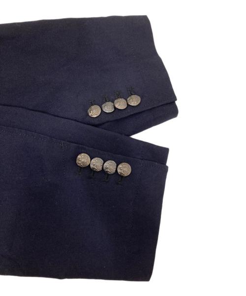 Engineered Garments（エンジニアド ガーメンツ）Engineered Garments (エンジニアド ガーメンツ) BEAMS PLUS (ビームスプラス) MID FIELD DOUBLE BRESTED BLAZER　ミッドフィールドダブルブレステッドブレザー ネイビー サイズ:Mの古着・服飾アイテム