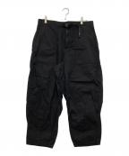 THE NORTH FACEザ ノース フェイス）の古着「PURPLE LABEL Ripstop Wide Cropped Pants」｜ブラック