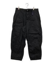 THE NORTH FACE（ザ ノース フェイス）の古着「PURPLE LABEL Ripstop Wide Cropped Pants」｜ブラック