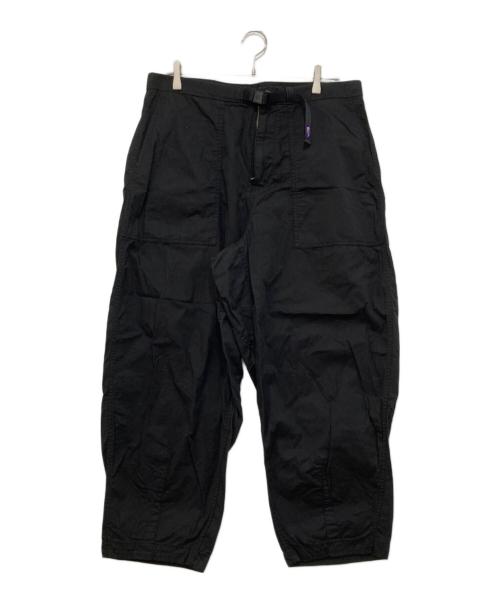 THE NORTH FACE（ザ ノース フェイス）THE NORTH FACE (ザ ノース フェイス) PURPLE LABEL Ripstop Wide Cropped Pants ブラック サイズ:34の古着・服飾アイテム