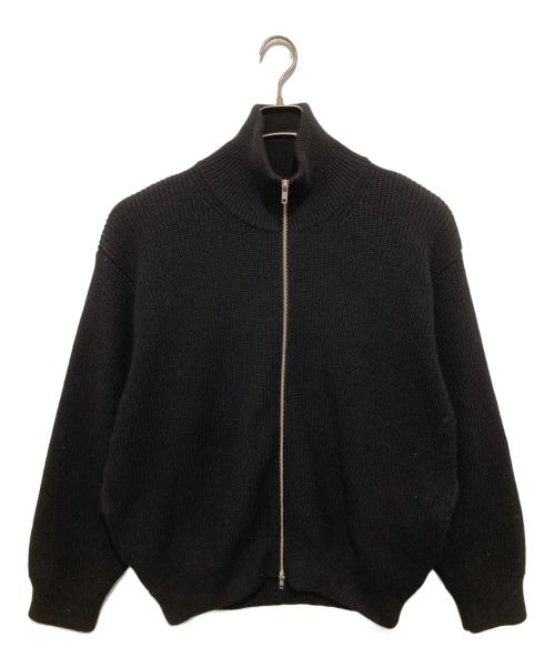 stein（シュタイン）stein (シュタイン) OVERSIZED DRIVERS KNIT ZIP JACKET オーバーサイズド ドライバーズ ニット ジップ ジャケット ST696 ブラック サイズ:Mの古着・服飾アイテム