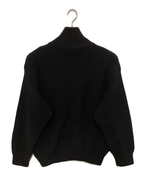 stein（シュタイン）stein (シュタイン) OVERSIZED DRIVERS KNIT ZIP JACKET オーバーサイズド ドライバーズ ニット ジップ ジャケット ST696 ブラック サイズ:Mの古着・服飾アイテム