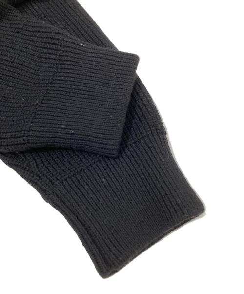 stein（シュタイン）stein (シュタイン) OVERSIZED DRIVERS KNIT ZIP JACKET オーバーサイズド ドライバーズ ニット ジップ ジャケット ST696 ブラック サイズ:Mの古着・服飾アイテム