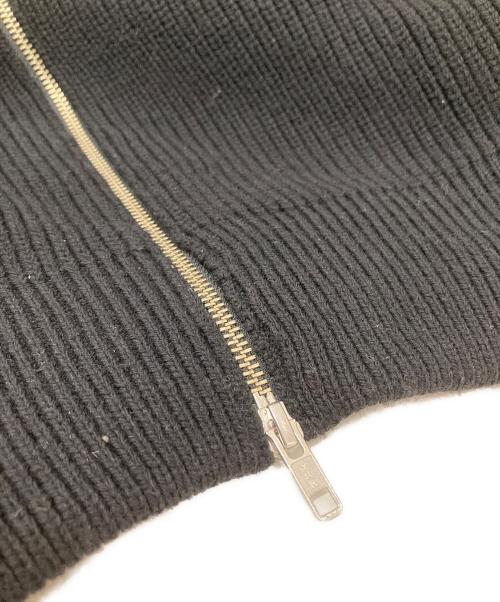 stein（シュタイン）stein (シュタイン) OVERSIZED DRIVERS KNIT ZIP JACKET オーバーサイズド ドライバーズ ニット ジップ ジャケット ST696 ブラック サイズ:Mの古着・服飾アイテム