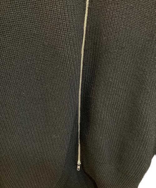 stein（シュタイン）stein (シュタイン) OVERSIZED DRIVERS KNIT ZIP JACKET オーバーサイズド ドライバーズ ニット ジップ ジャケット ST696 ブラック サイズ:Mの古着・服飾アイテム
