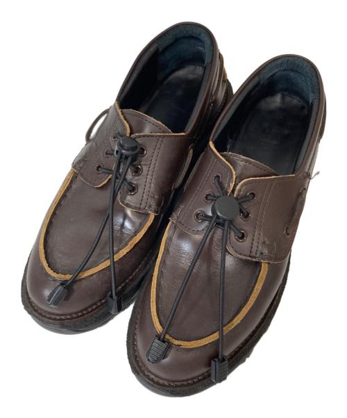 sacai（サカイ）sacai (サカイ) boat shoes　ボートシューズ　25SS ブラウン サイズ:41の古着・服飾アイテム