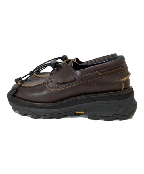 sacai（サカイ）sacai (サカイ) boat shoes　ボートシューズ　25SS ブラウン サイズ:41の古着・服飾アイテム