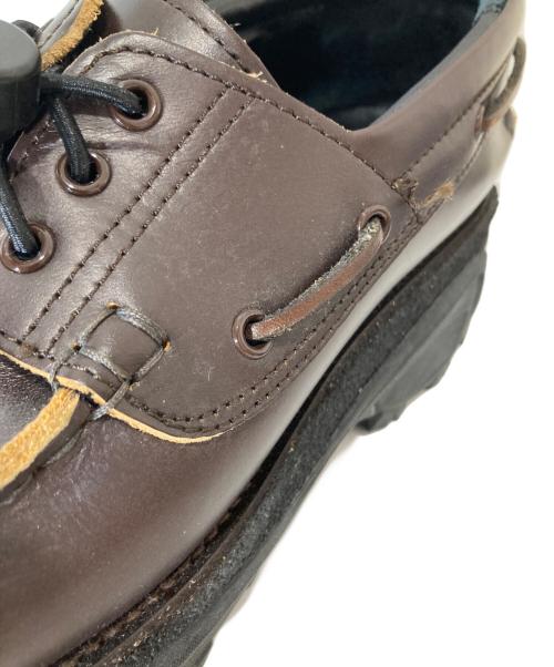 sacai（サカイ）sacai (サカイ) boat shoes　ボートシューズ　25SS ブラウン サイズ:41の古着・服飾アイテム